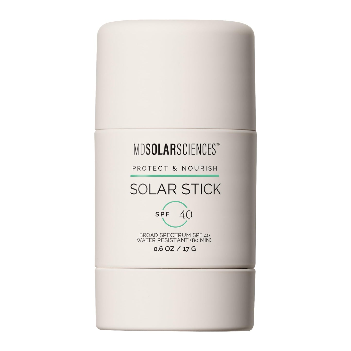 MDSolarSciences Solar Stick SPF 40 – Water-Resistant Mineral Sunscreen – Broad Spectrum UV Protection – Blendable Zinc Oxide Travel Stick – Smooth Sheer and Natural Matte Finish 0.6 Oz